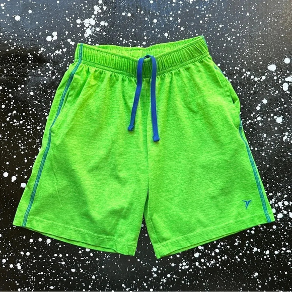 Old Navy Gym Shorts Neon Green Sz Medium - Picture 1 of 3